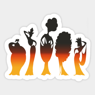 Herculean Muses Sticker